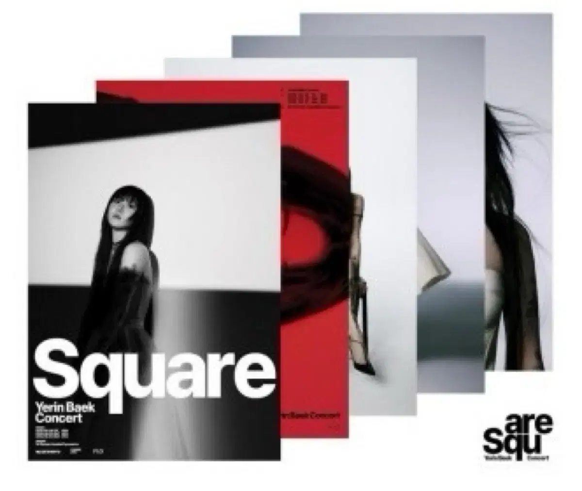 백예린 스퀘어 콘서트 MD 포스터 세트 Square Poster