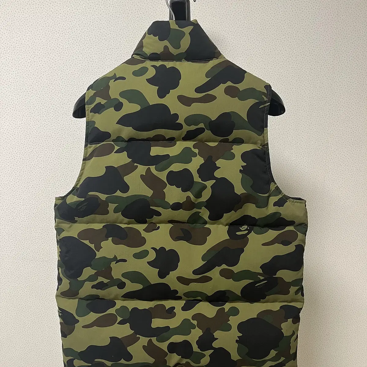 베이프 BAPE 카모플라주 녹계 패딩베스트