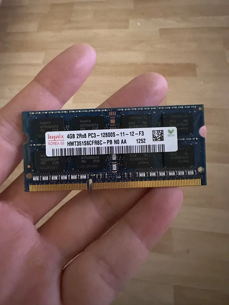 노트북용 램 팝니다. ddr3 4GB 12800s