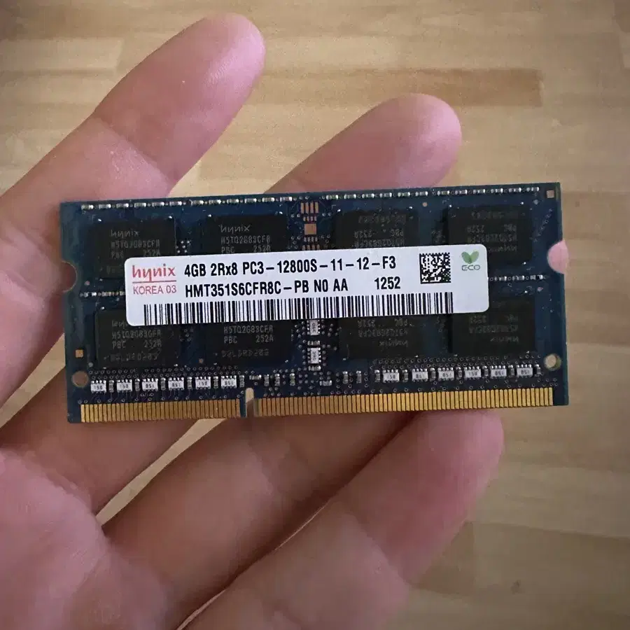 노트북용 램 팝니다. ddr3 4GB 12800s