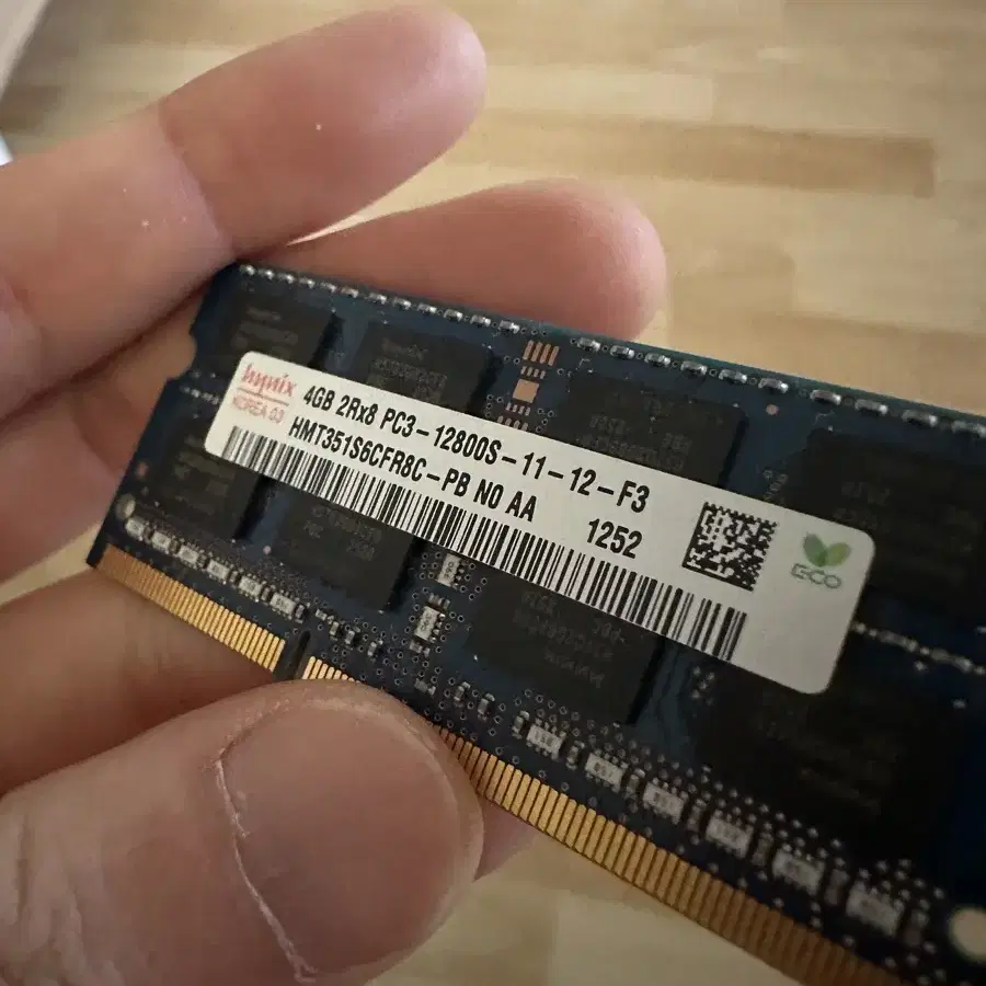 노트북용 램 팝니다. ddr3 4GB 12800s