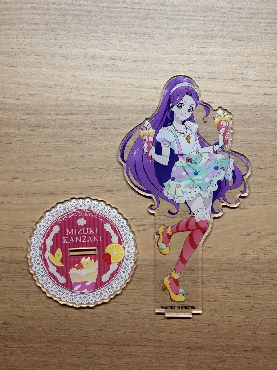 Aikatsu i.m.s. KANZAKI MIZUKI luna Pong Pong Crepe Acrylic stand Sell