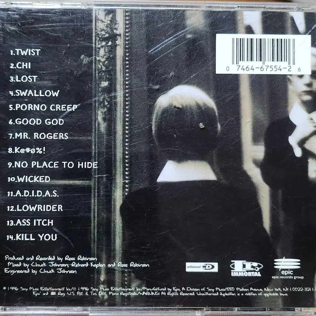 콘 KORN LIFE IS PEACHY 수입반 CD