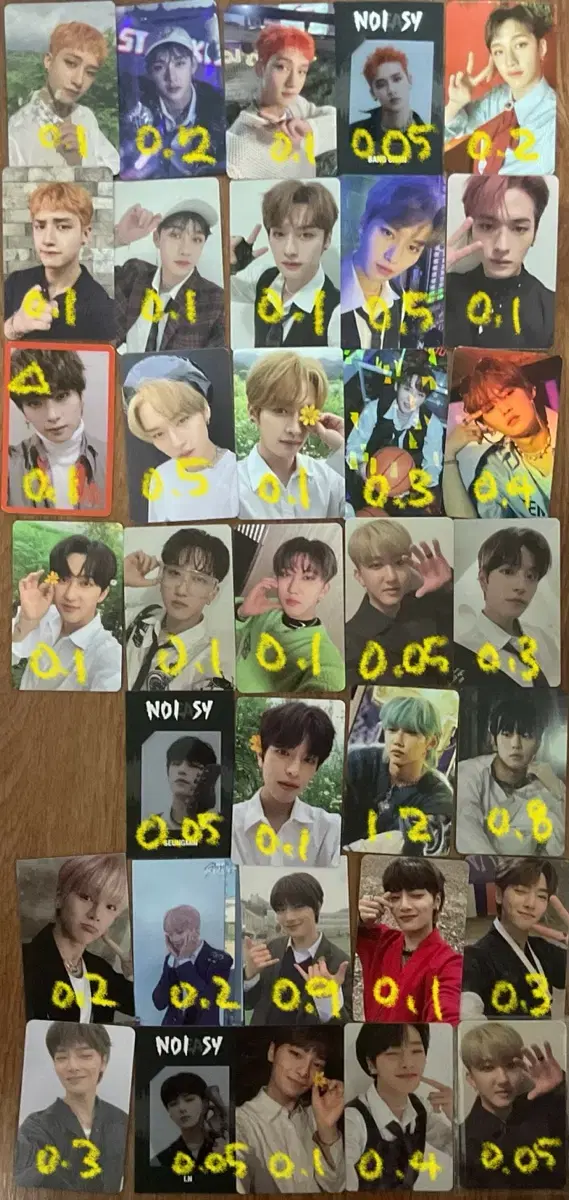 SKZ straykids photocard wts bang chan lee know changbin hyunjin han seungmin felix EN