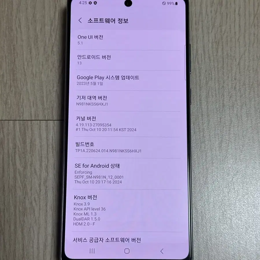 N981 갤럭시노트20 미스틱그레이 256GB