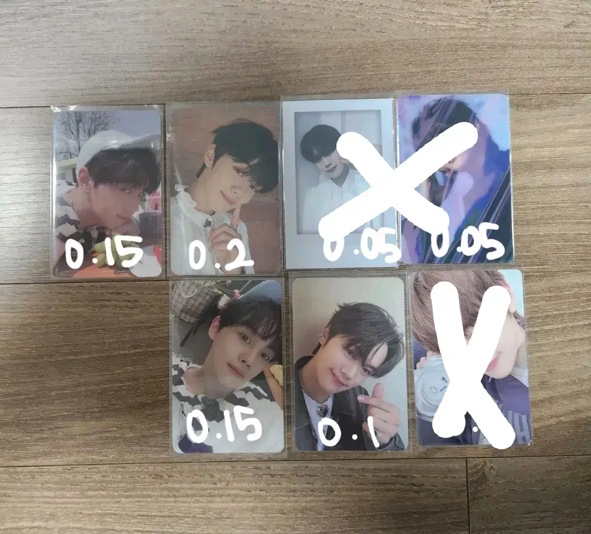 Bulk sales. kim gyuvin Kyubin photocard wts 1st 2nd 4th lightstick Fan club