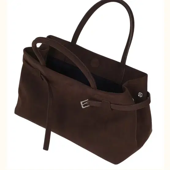 언타이디 Belted Bag Suede Brown