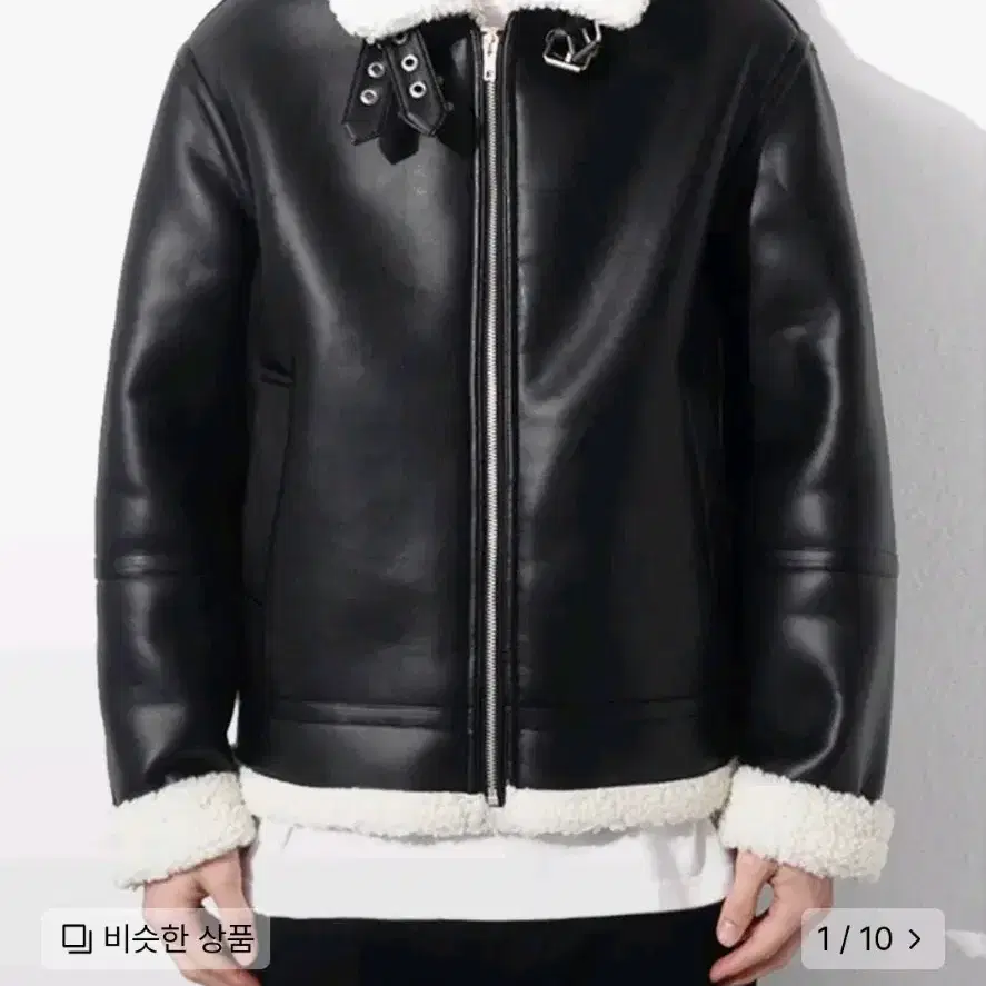 QT8 큐티에잇 무스탕 mouton jacket L