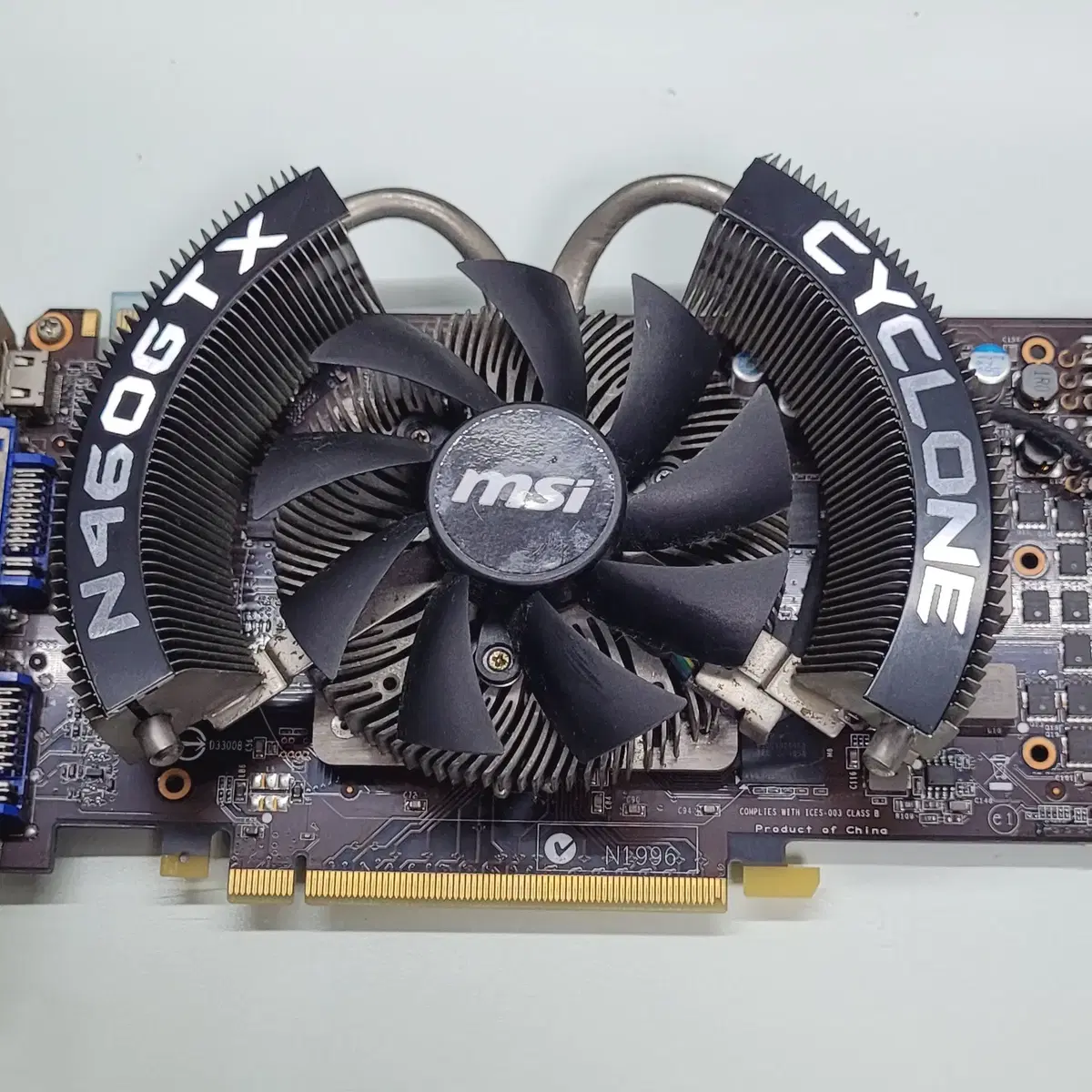 N460GTX MSI 싸이클론 그래픽 카드(GeForce GTX 460)