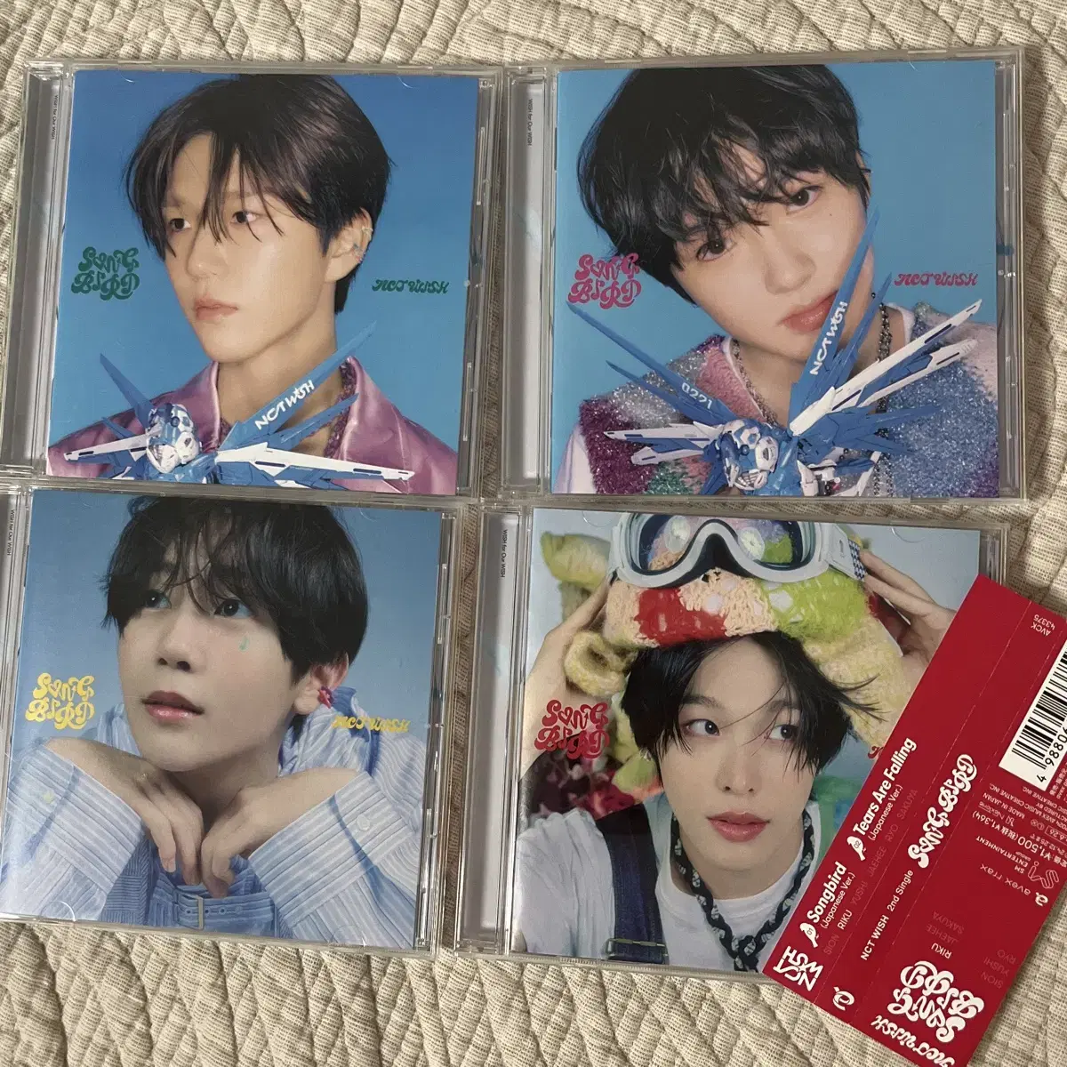 NCT wish, Songbird, Japan Vahn, bulk sale, Jaehee, Ryosakuya, riku, individual