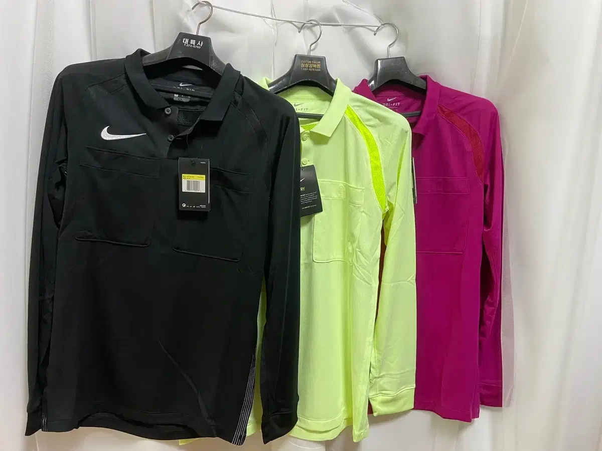 Referee's uniform Nike S 95 New product Genuine Black, Fluorescent Green, Pink (3 pieces)