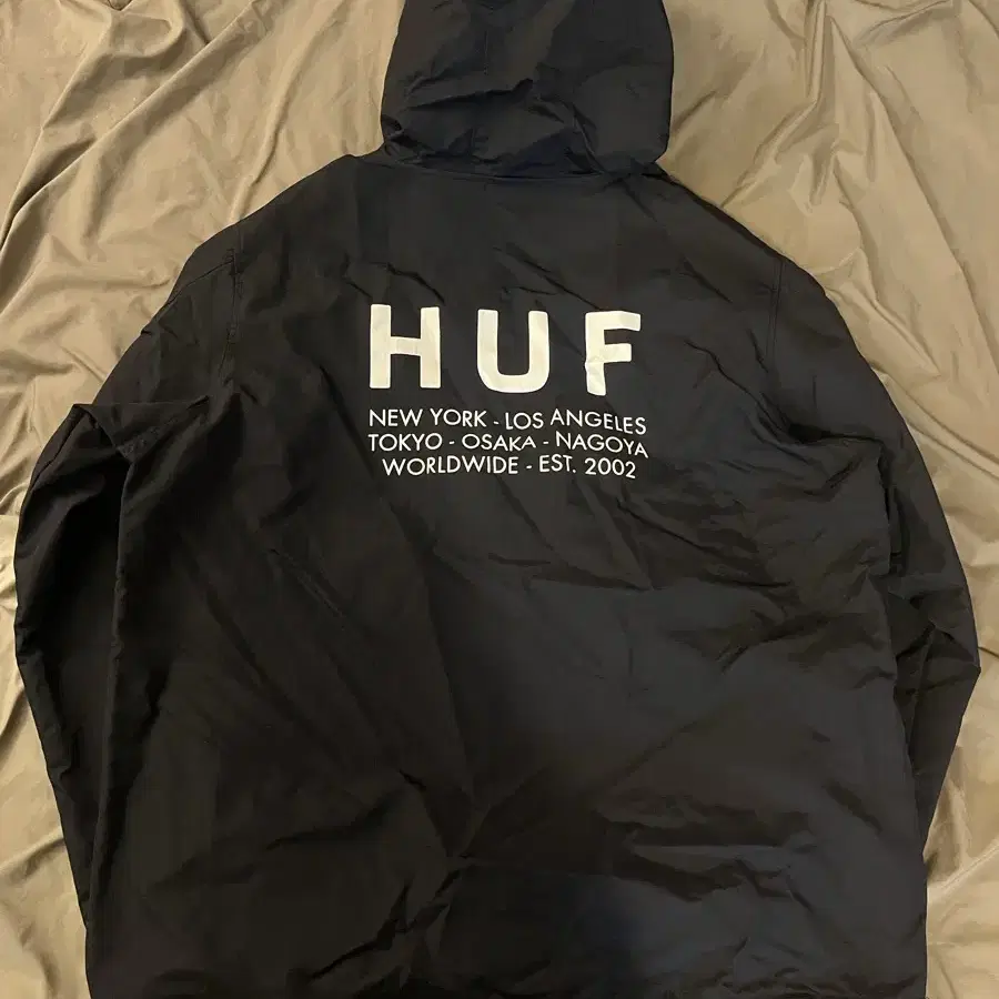 HUF 허프 아노락 XL판매합니다