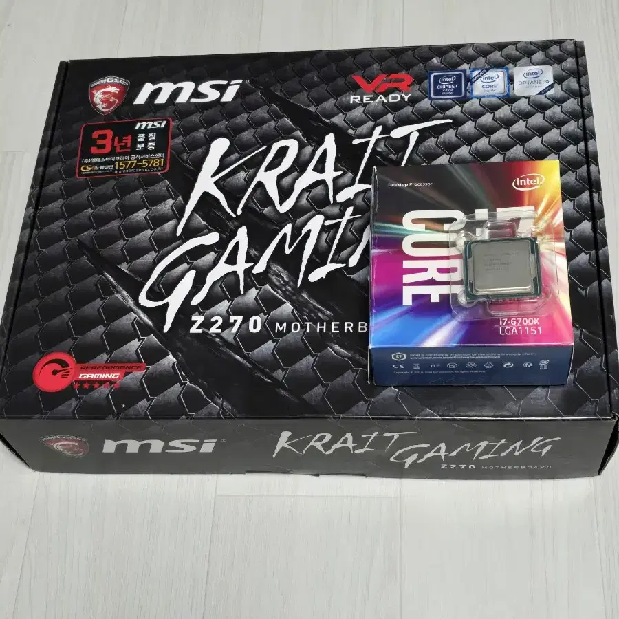 i7 6700k+Z270 KRAIT GAMING (풀박스)(서울)