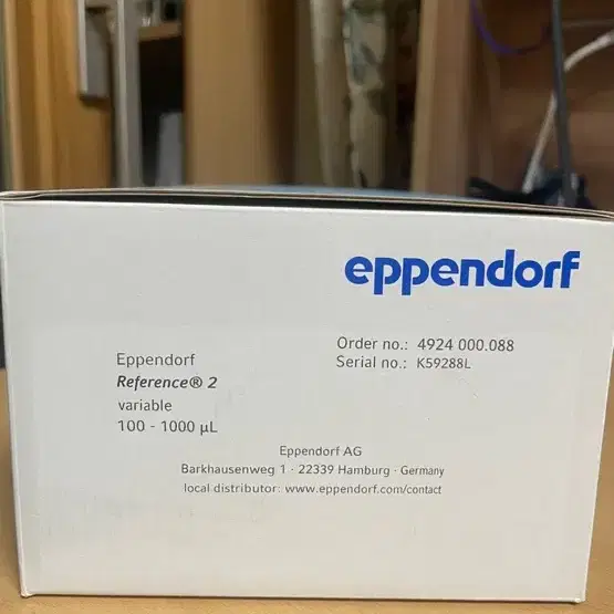 에펜도르프(eppendorf) 1000uL 피펫(pippet) 판매합니다