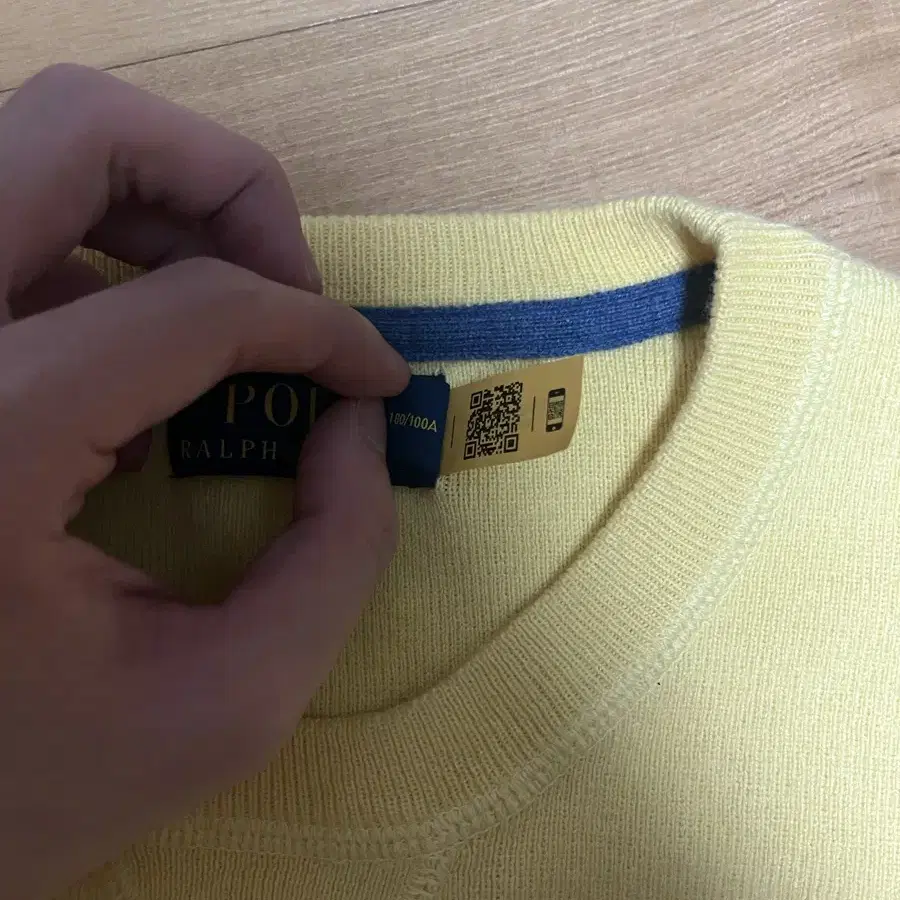 Polo Cotton Crewneck Sweater