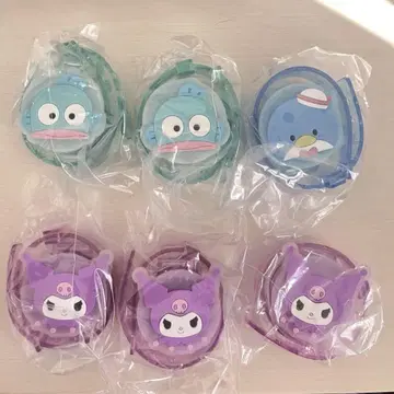 산리오 라이트브레스2 가챠 세트 쿠로미 한교동 턱시도샘