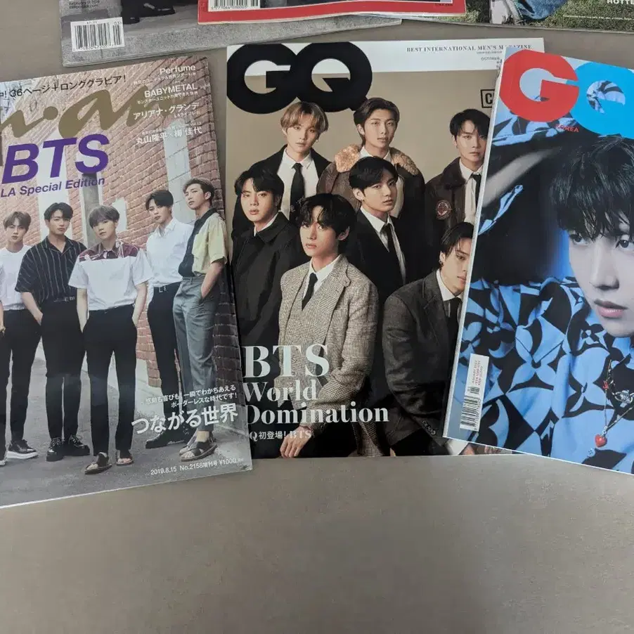 방탄 잡지 타임지 빌보드 gq등 BTS MAGAZINE 아미밤 포카 증정