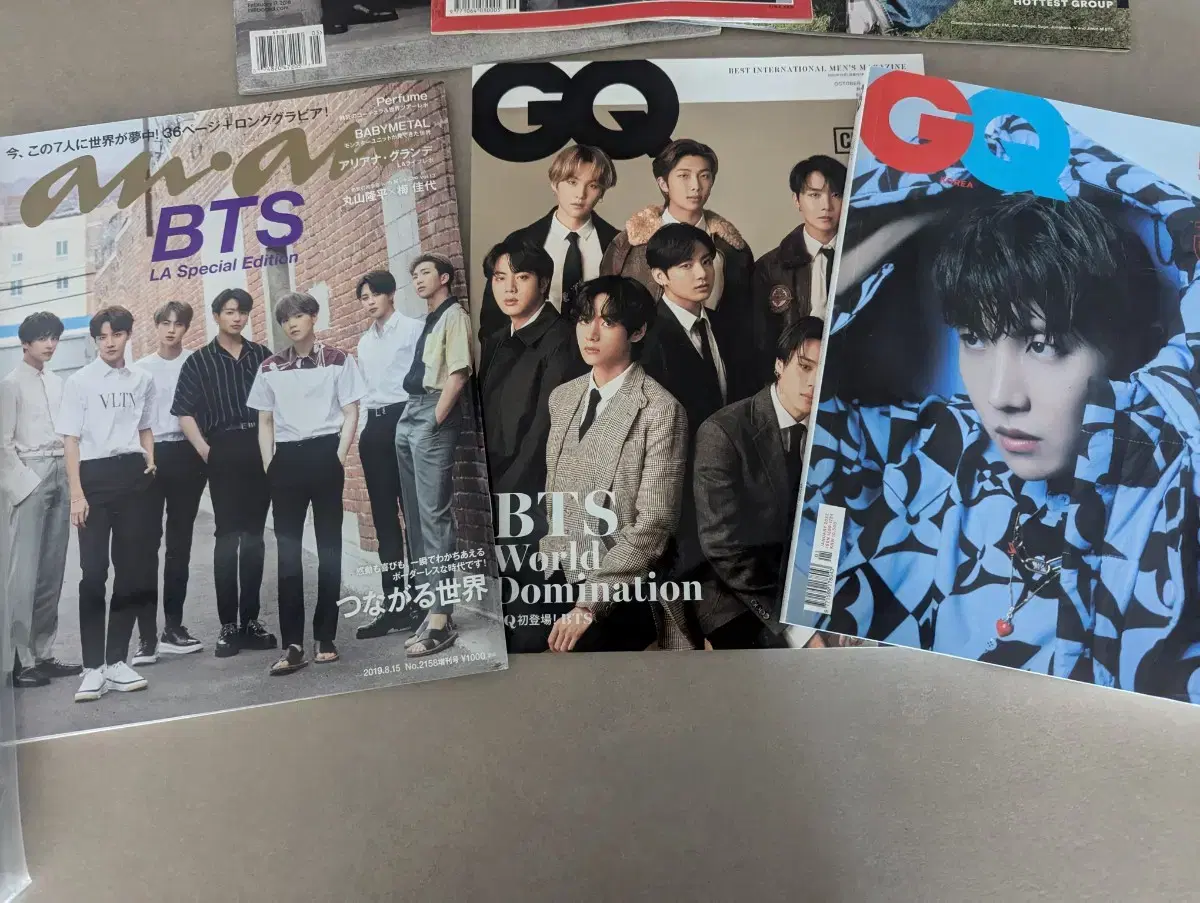 방탄 잡지 타임지 빌보드 gq등 BTS MAGAZINE 아미밤 포카 증정