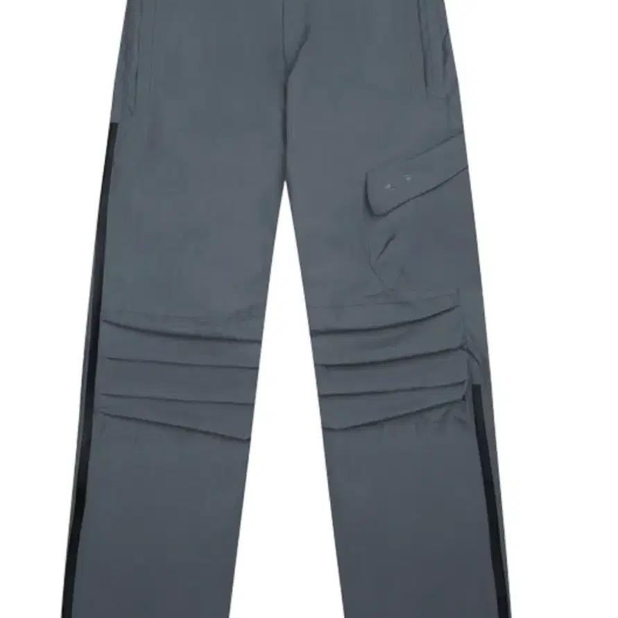 PINTUCK NYLON PANTS [GREY]