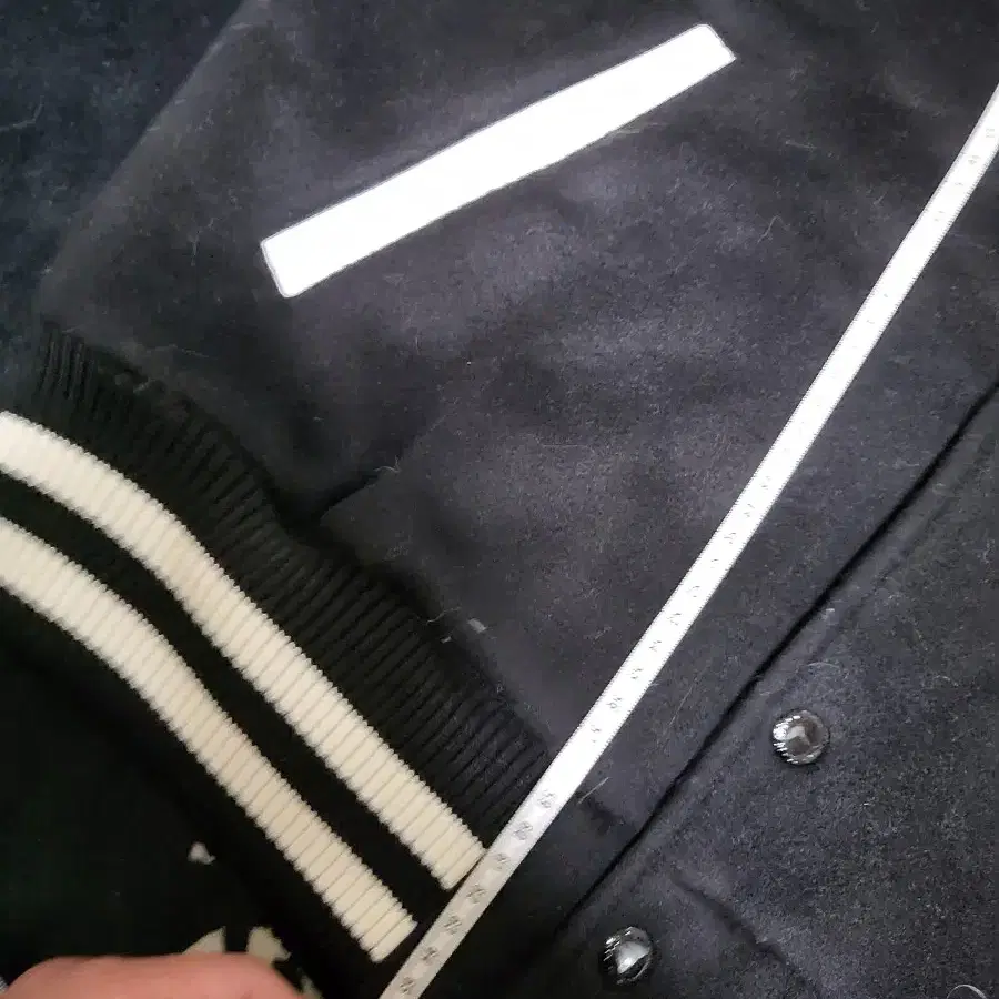 3size) Next Door Ripstop Varsity Jacket Embroidered Big Logo