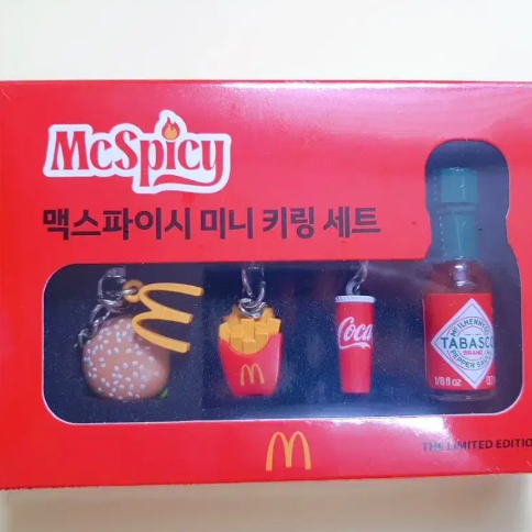 [새상품] 맥도날드 맥스파이시 미니 키링 세트