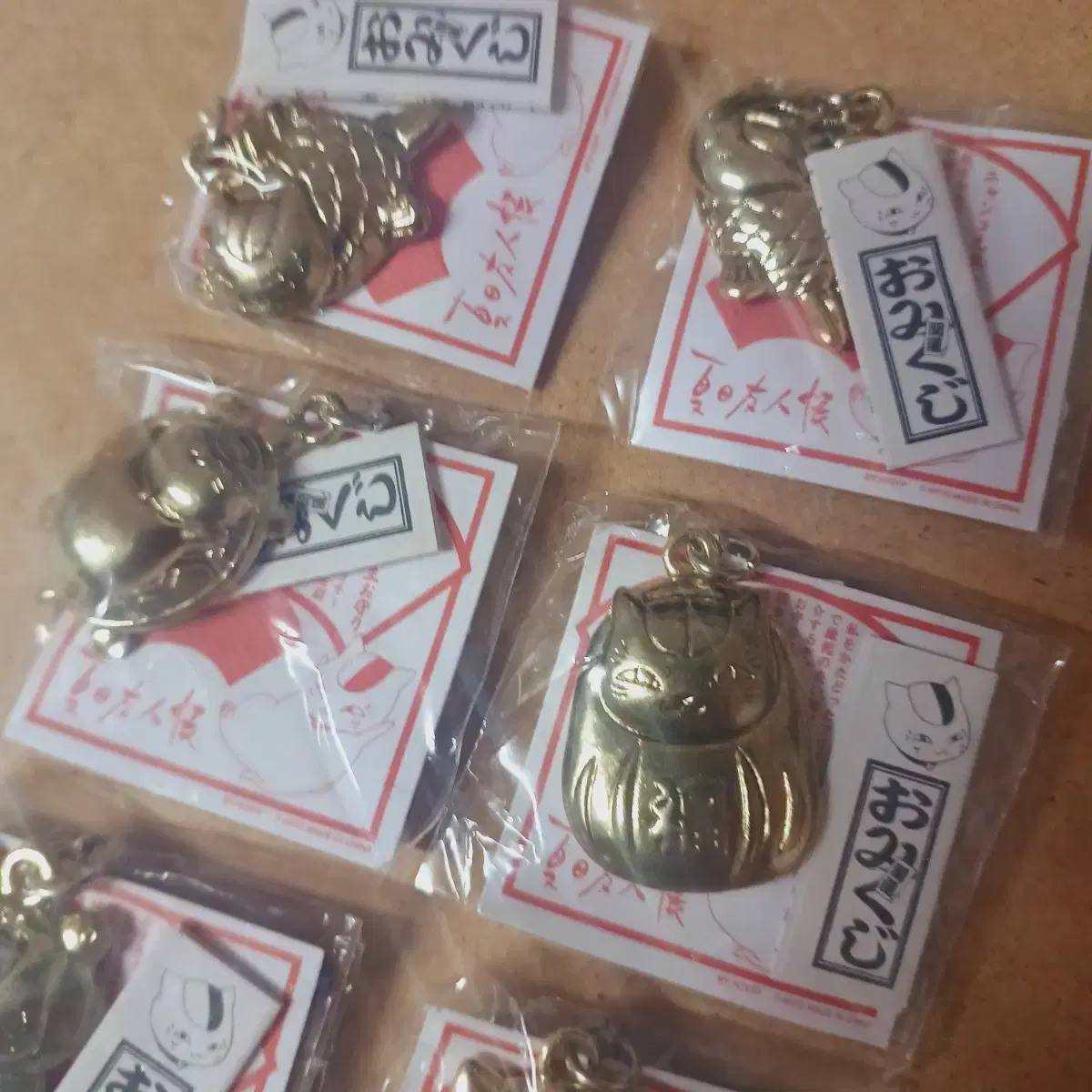 Natsume Uin-chan Nyan Kousen-sen Omi-kuji Omamori Strap keyring