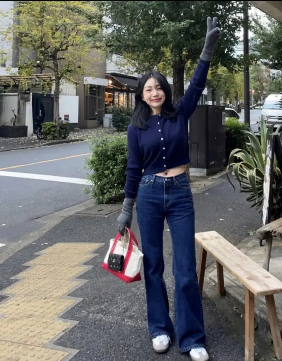 셀리앤리옹 boot cut denim