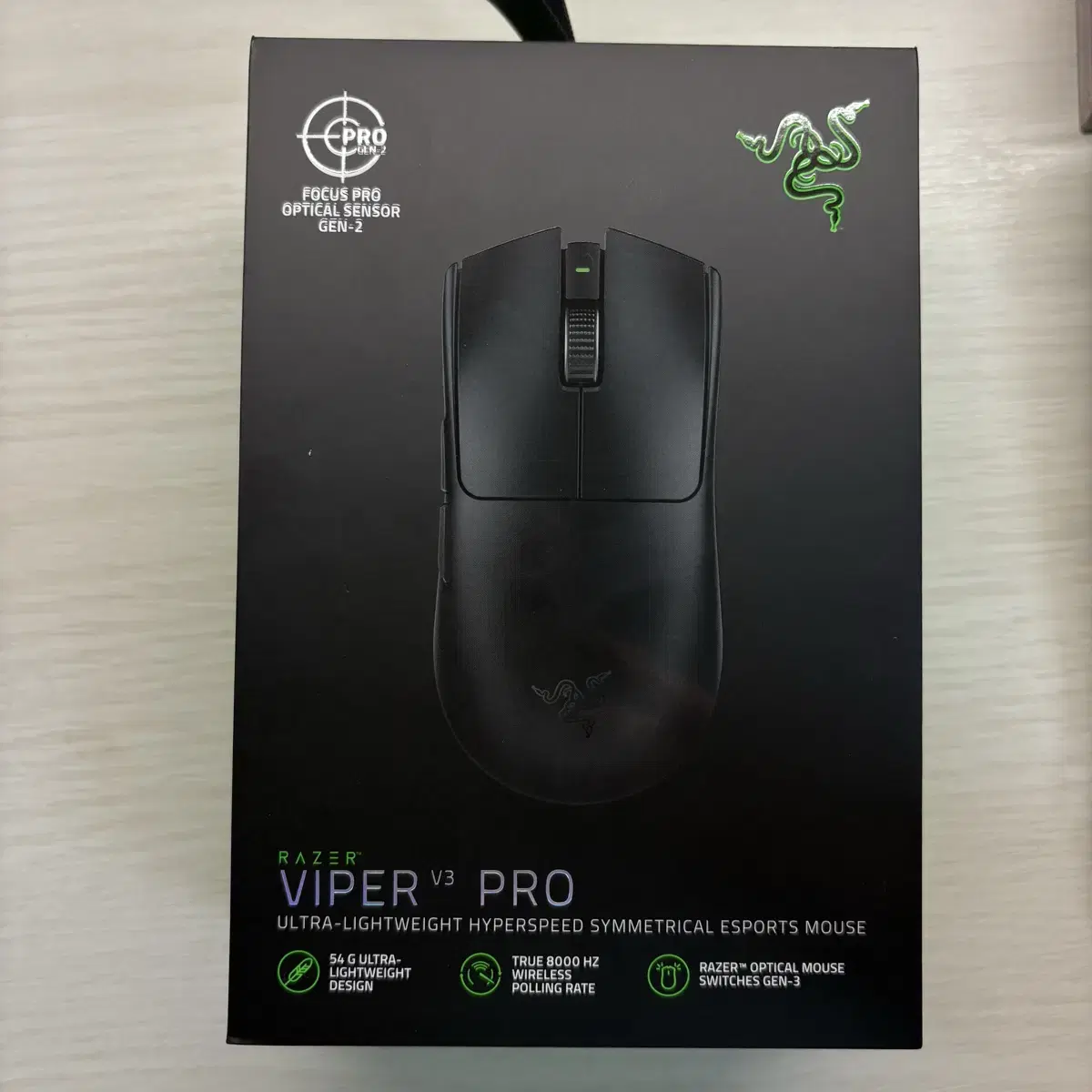 Razer viper v3 pro 새상품 팝니다