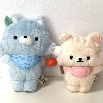 리락쿠마 리락쿠마 복권 봉제 인형 세트 인형 푸른 늑대 사쿠라노크리스