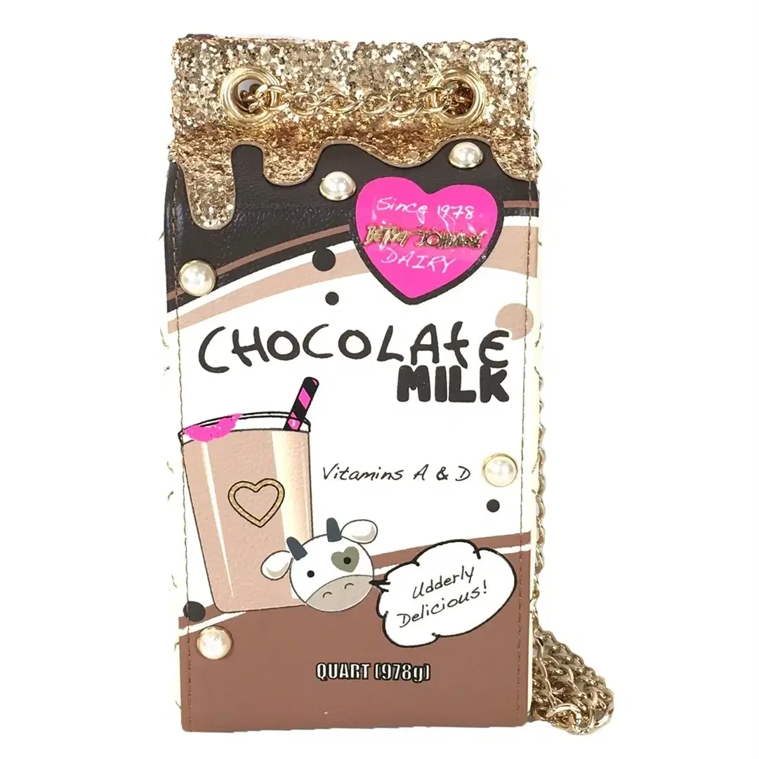 벳시존슨 betsey johnson chocolate bag used