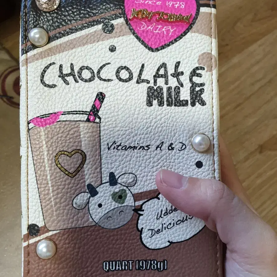 벳시존슨 betsey johnson chocolate bag used