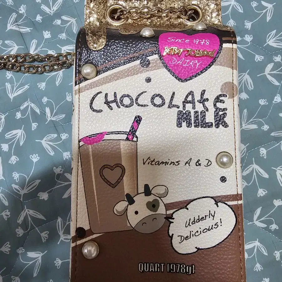 벳시존슨 betsey johnson chocolate bag used