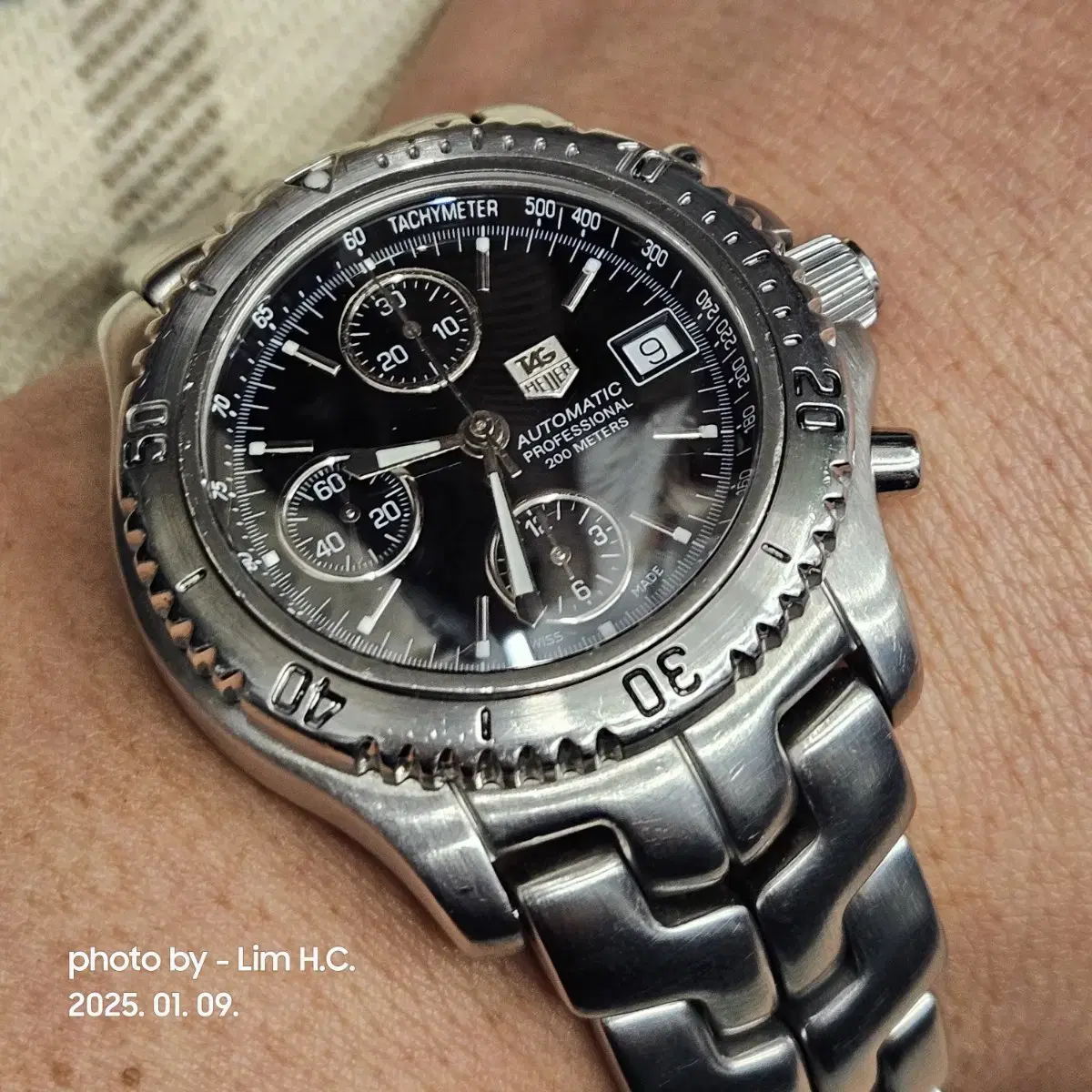 태그호이어 구링크 오토메틱 시계 42mm Tagheuer