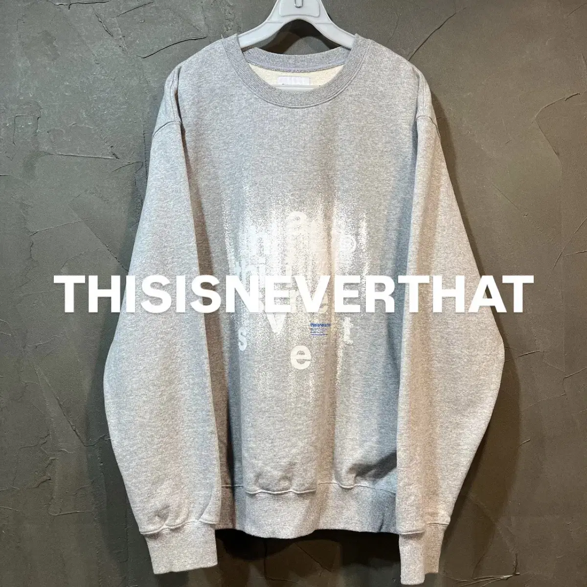 [L] THISISNEVERTHAT 디스이즈네버댓 스웻 셔츠