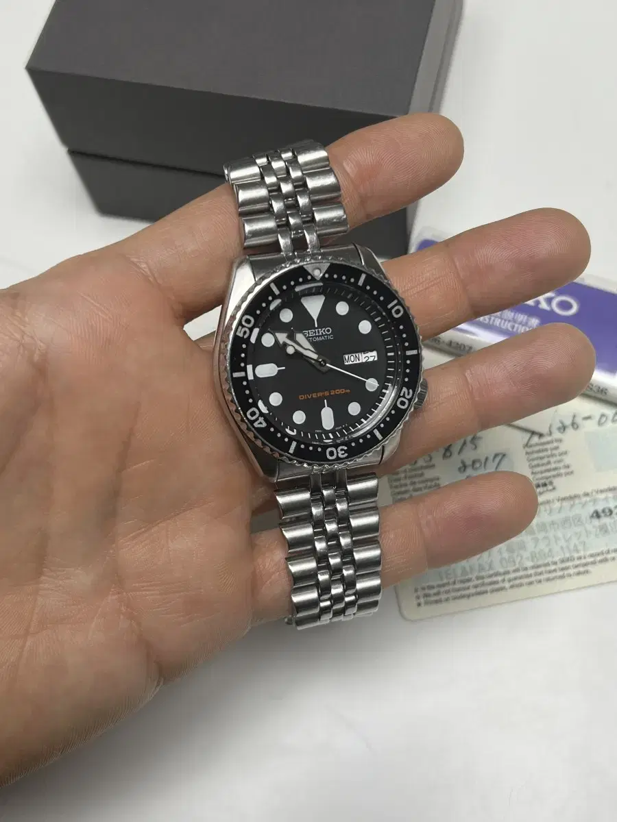 세이코 다이버 오토매틱 skx007 풀셋