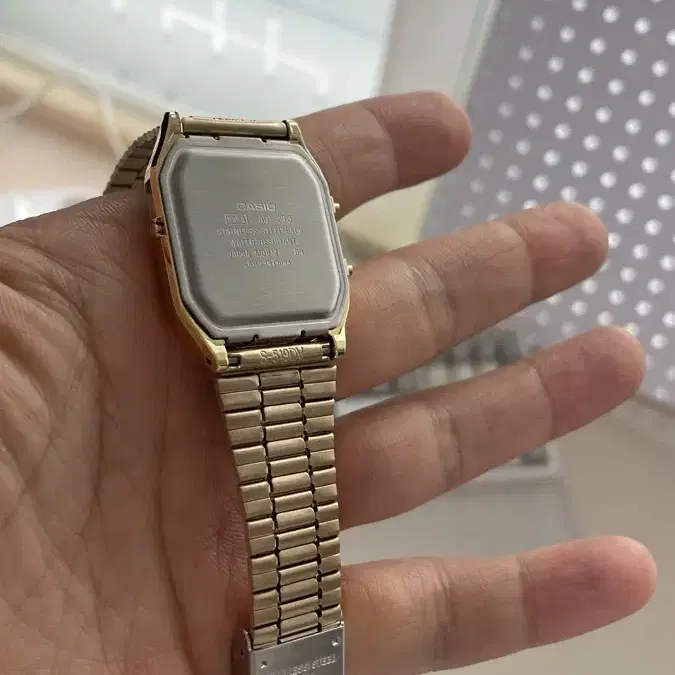 카시오 Casio AQ230 골드 아나디지 남녀공용