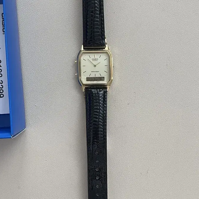 카시오 Casio AQ230 골드 아나디지 남녀공용