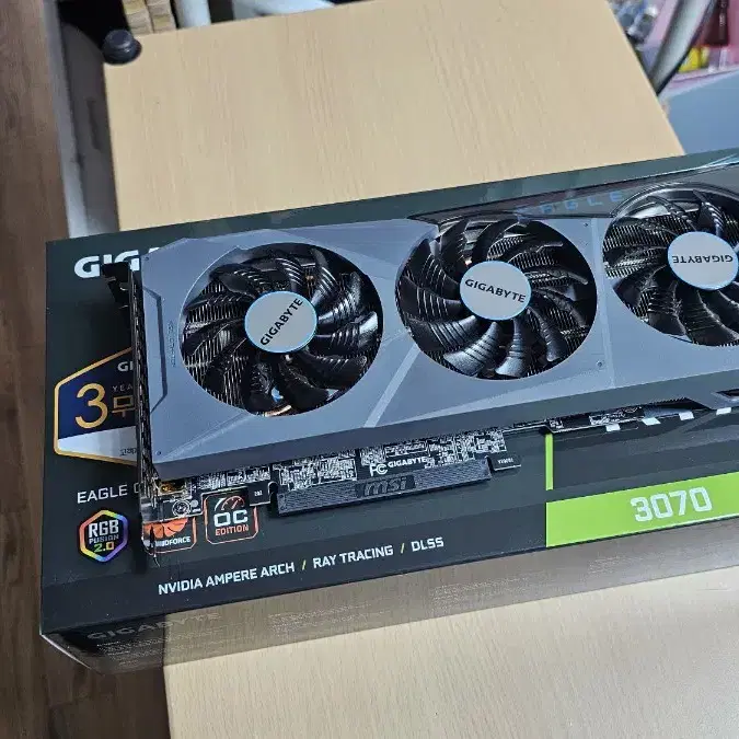 (부산)기가바이트 RTX3070 8G 윈드포스 OC 그래픽카드