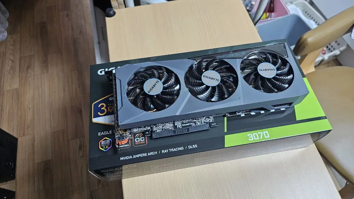 (부산)기가바이트 RTX3070 8G 윈드포스 이글  OC 그래픽카드