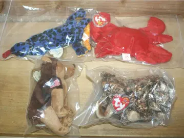 새상품 TY 비니베이비 BEANIE BABIES 총 4종(AD)