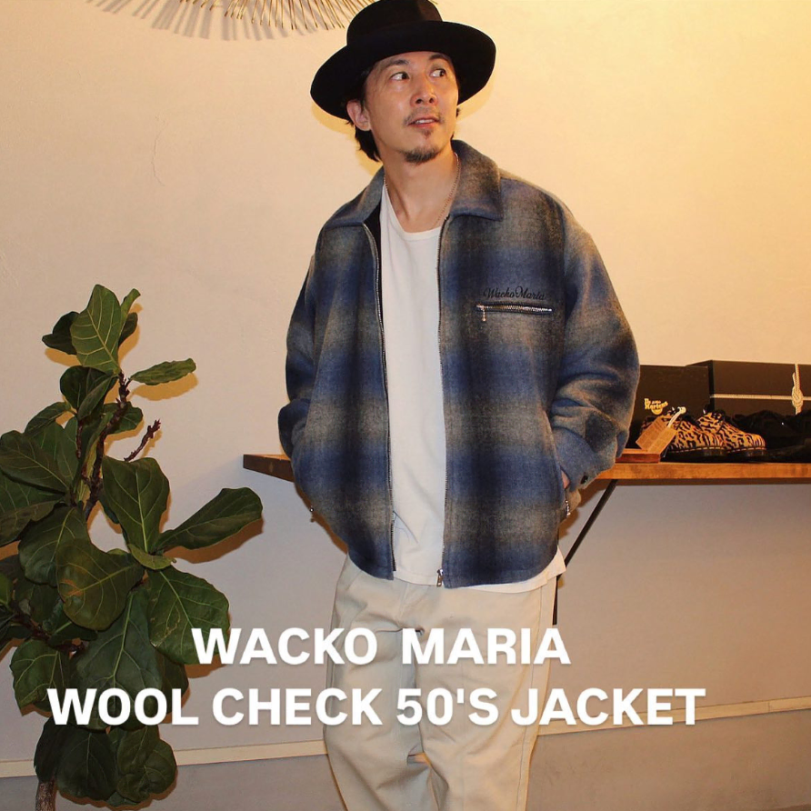 와코마리아 / 24FW WOOL CHECK 50's JACKET / M