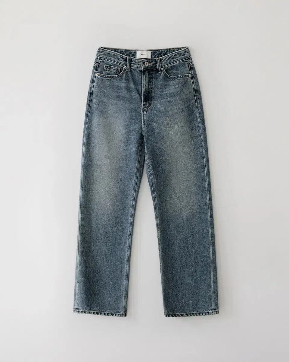 노멜렛 Kelly semi-wide washed denim 1사이즈