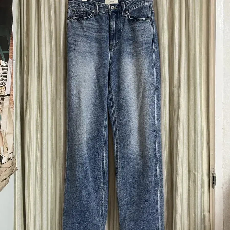 노멜렛 Kelly semi-wide washed denim 1사이즈