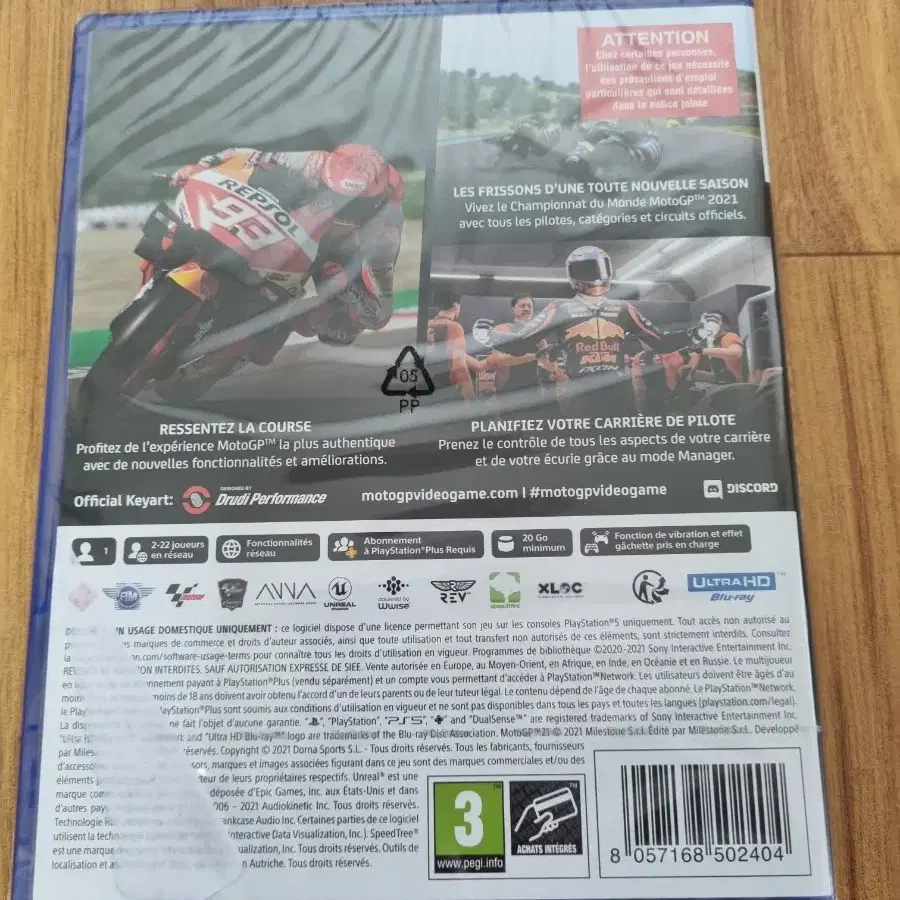 PS5: Moto GP 21 (미개봉)