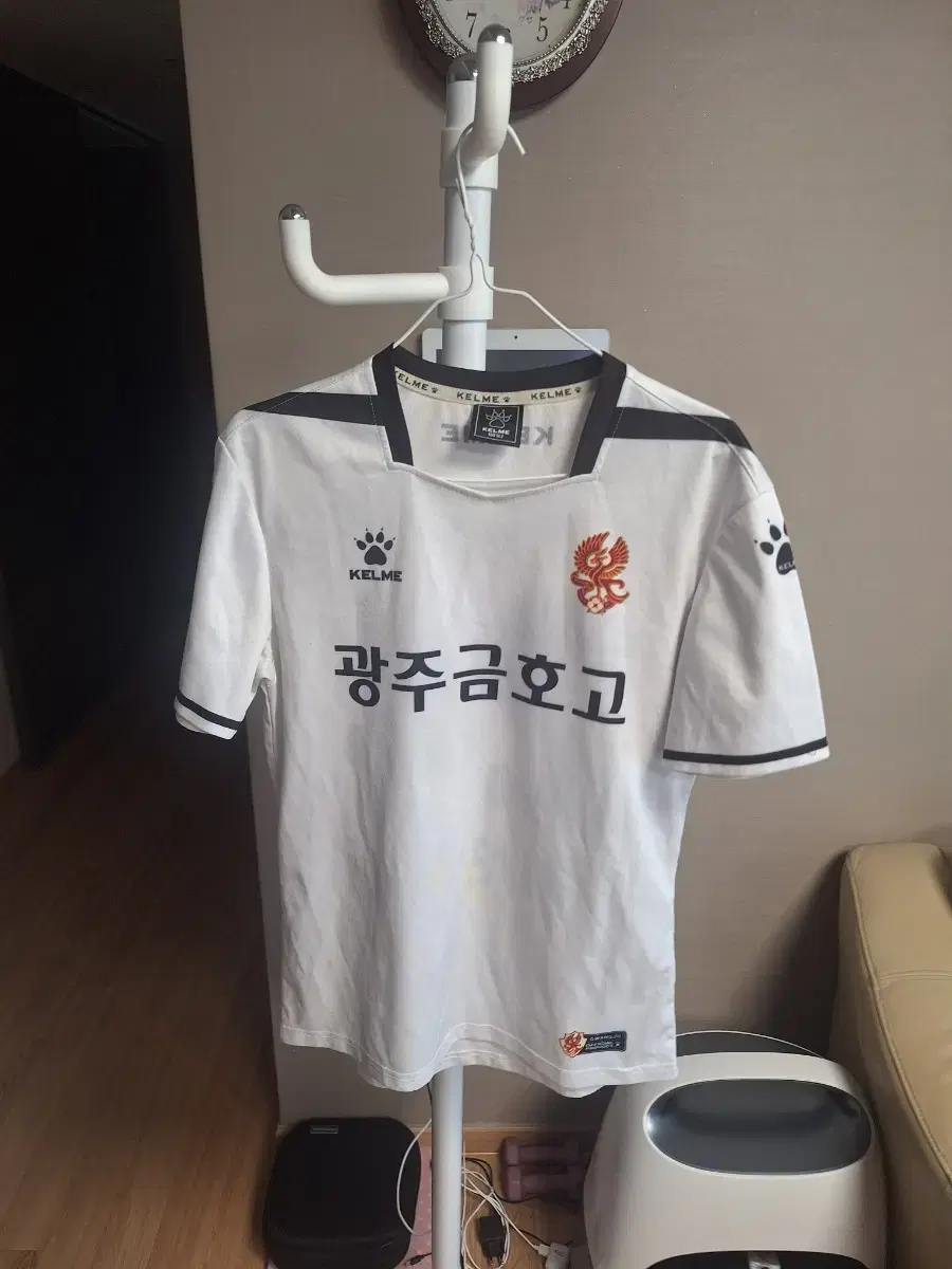 선수지급용 광주fc 프로산하 유니폼 L