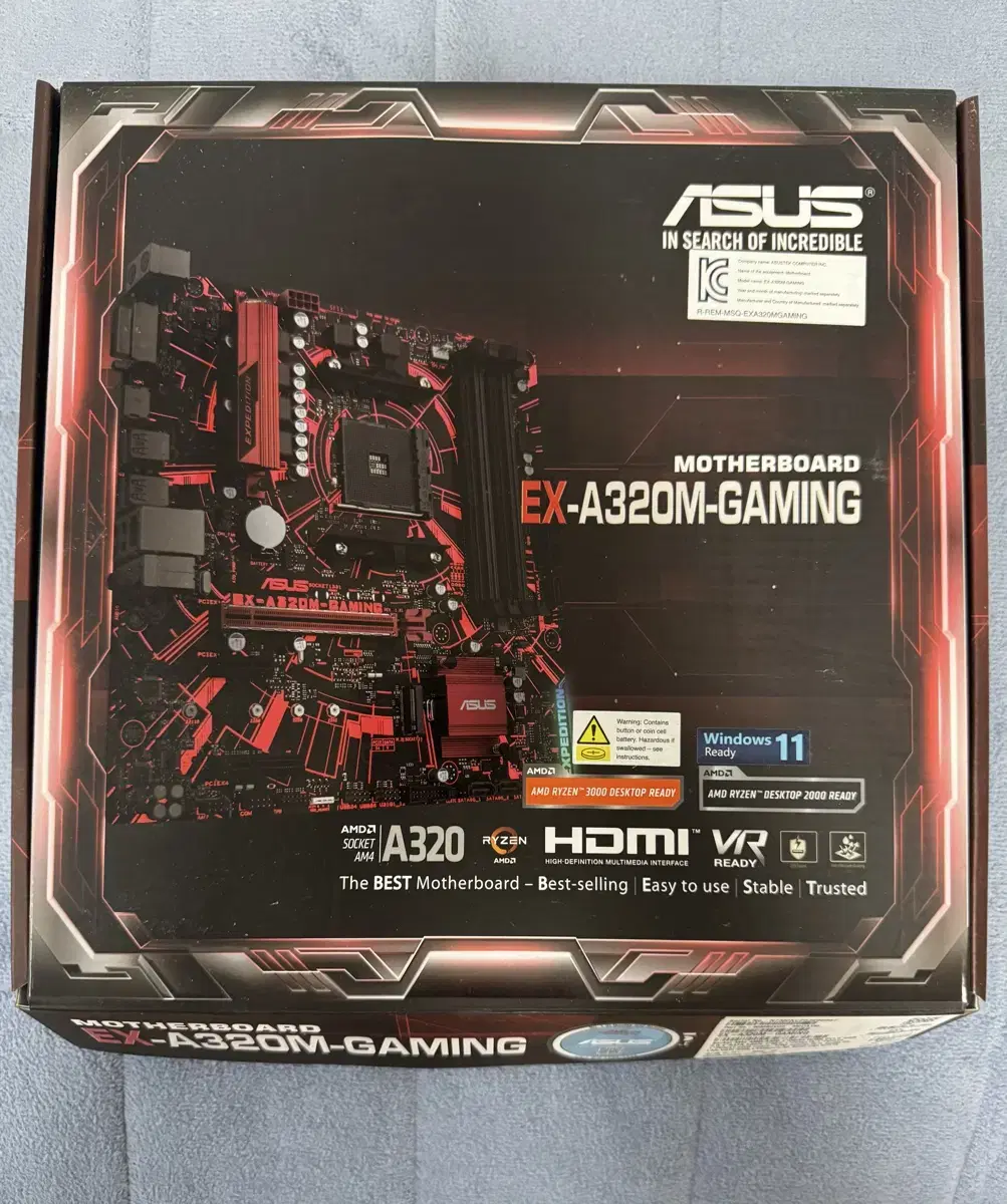 메인보드 ASUS EX-A320M-GAMING