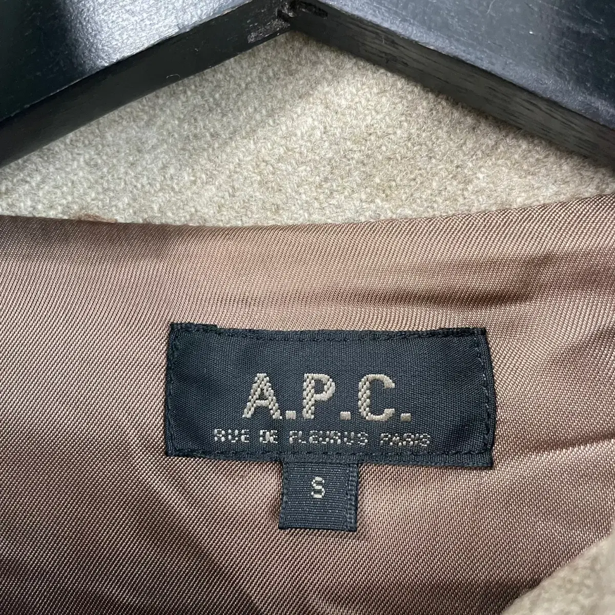 아페쎄 apc 케이프 울 코트