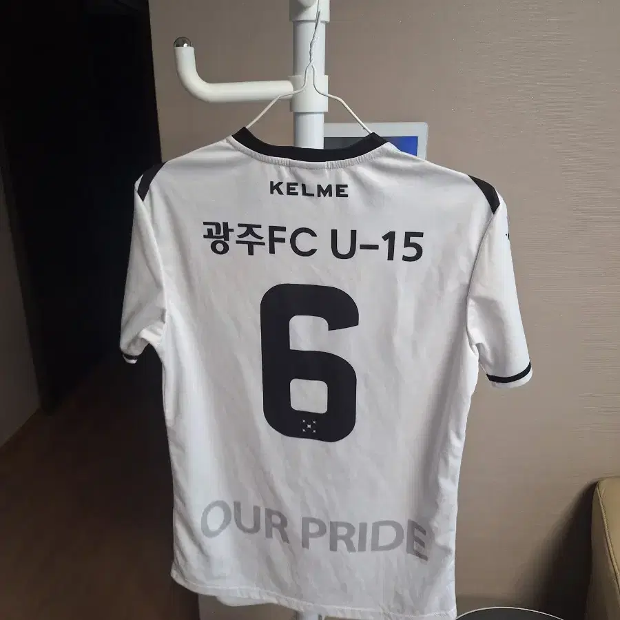 선수지급용 광주fc 프로산하 유니폼 S