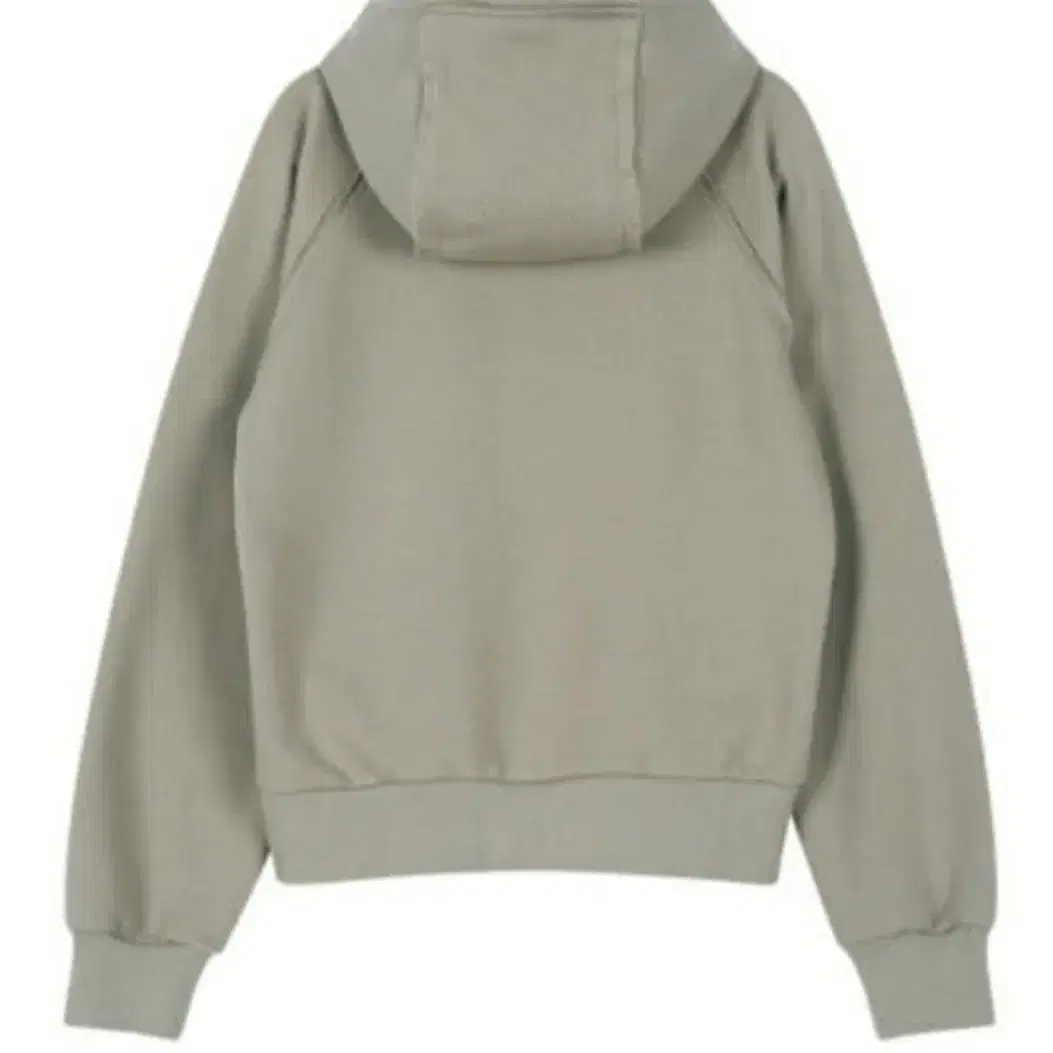 ROUGH CUT HOODIE ZIP UP [GREY]