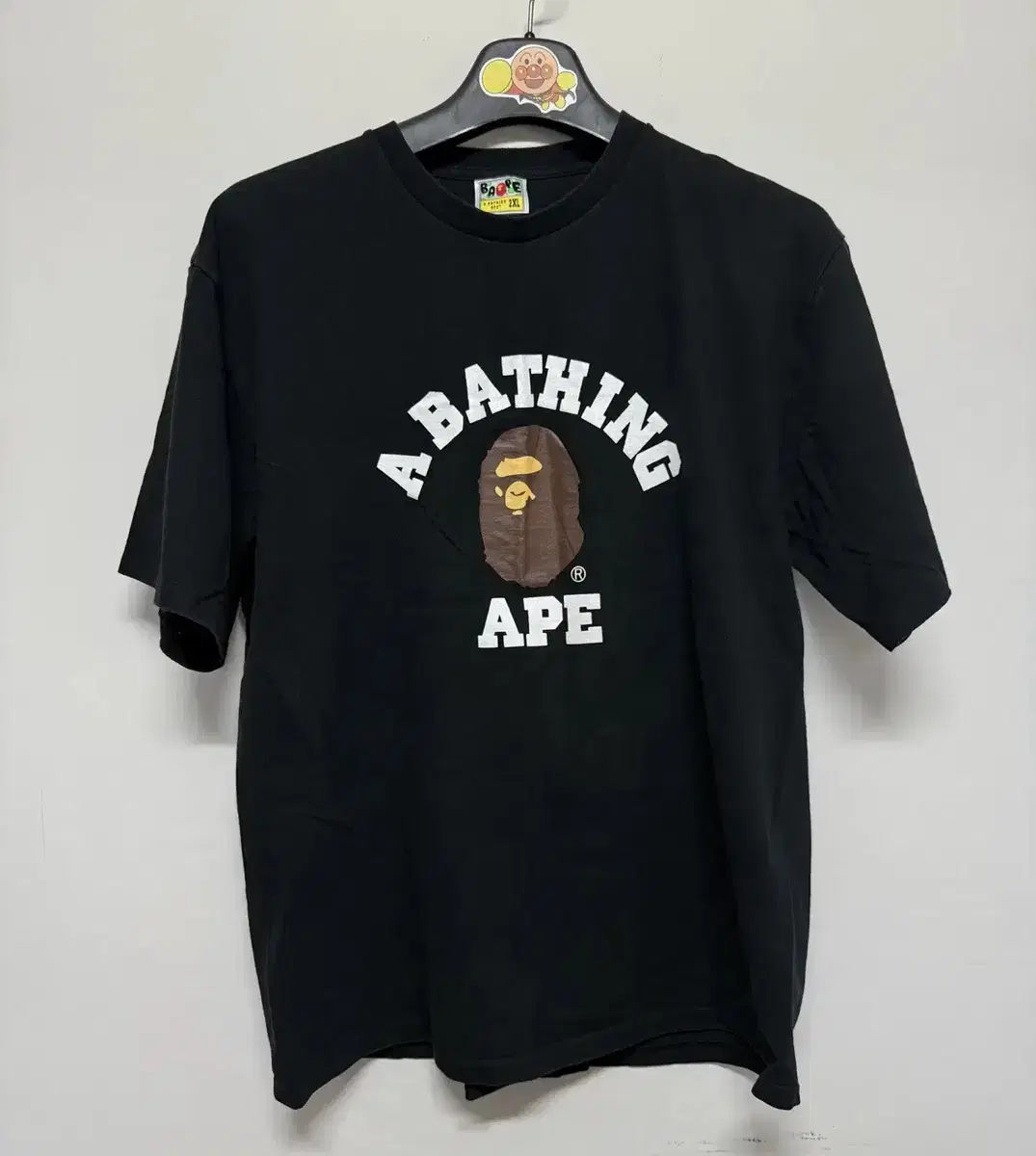 베이프 BAPE 기본 그래픽 티셔츠 판매 블랙 XXL 105 110